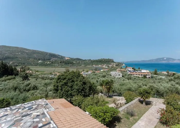Orothea Sea View Retreat With Pool In Keri *