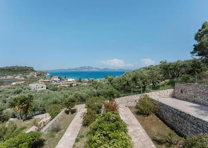Orothea Sea View Retreat With Pool In Keri