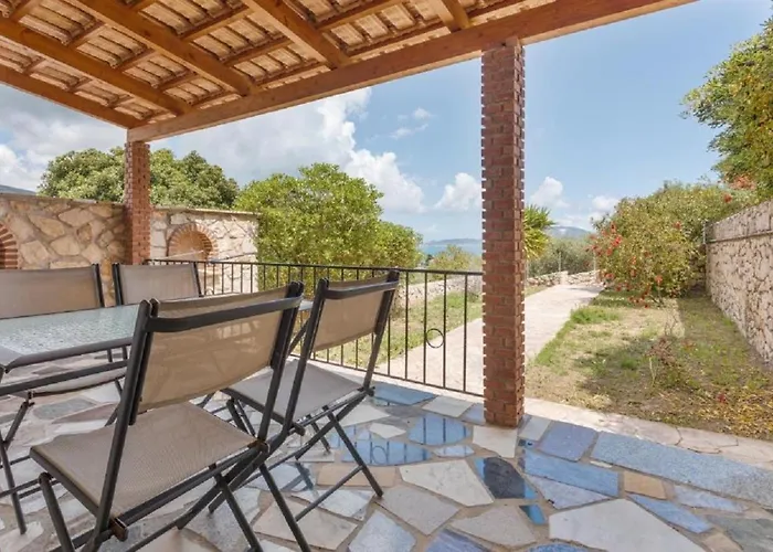 Orothea Sea View Retreat With Pool In Keri شقة *